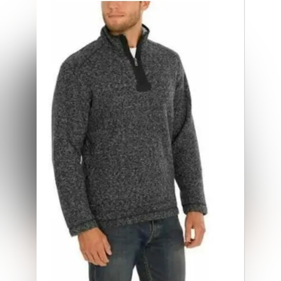 Orvis Men's Sherpa Lined 1/4 Zip Pullover - Size Large  A0116 - Picture 1 of 8